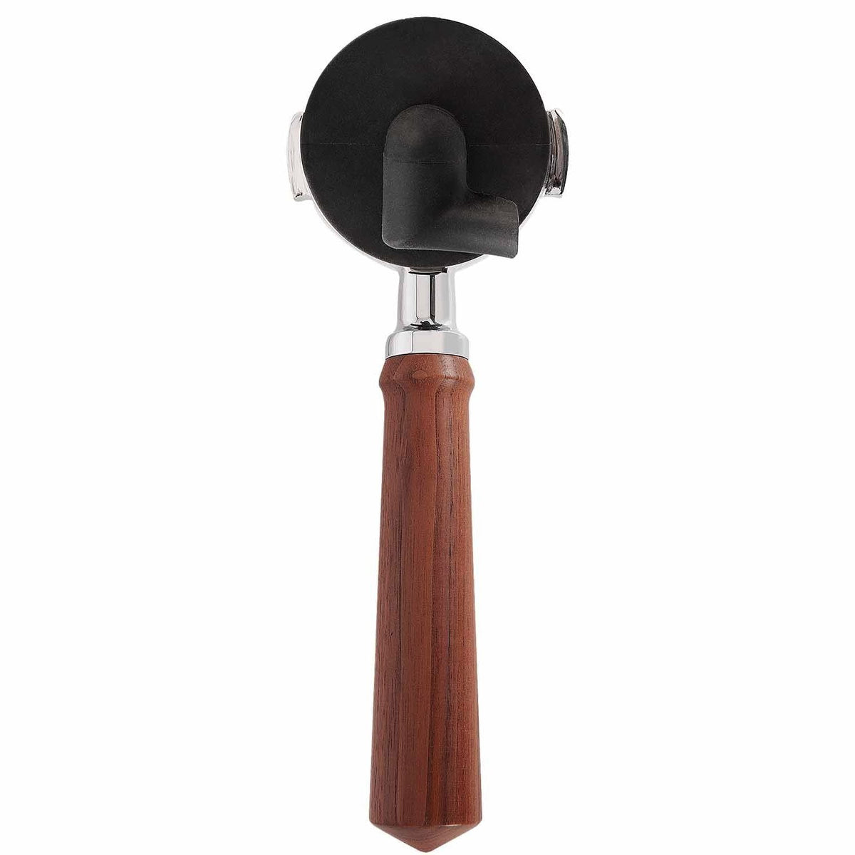 bottom view Olive Profitec bottomless portafilter silicone 1 spout P1046