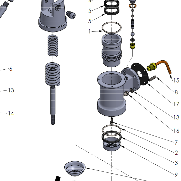 Profitec Part number: P1012.4 / EM100106-00 peofitec pro 800