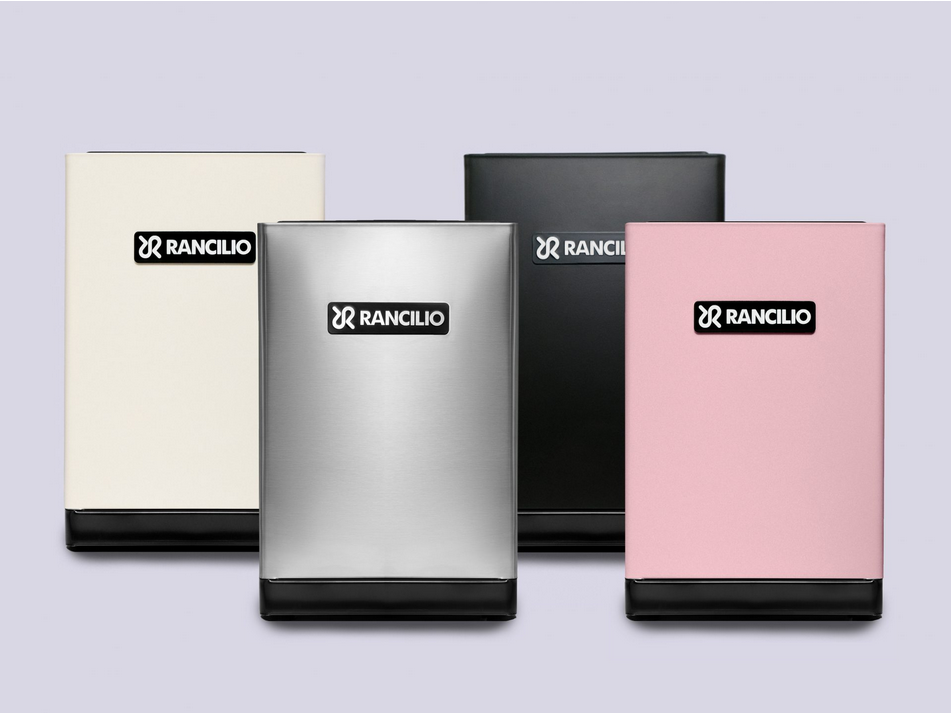 Rancilio Silvia Pro x in Pink Black White Inox silver