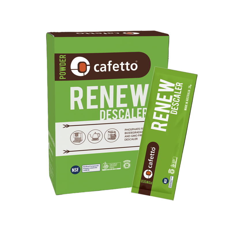 cafetto restore espresso machine descaler e27033 6 x 25g sachets