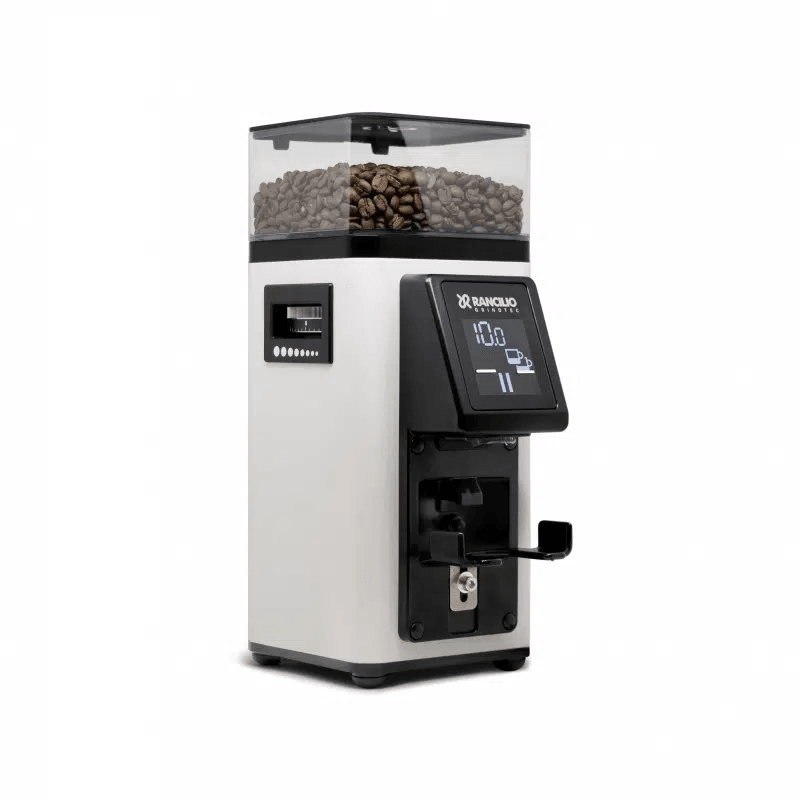 Rancilio stile espresso coffee grinder white