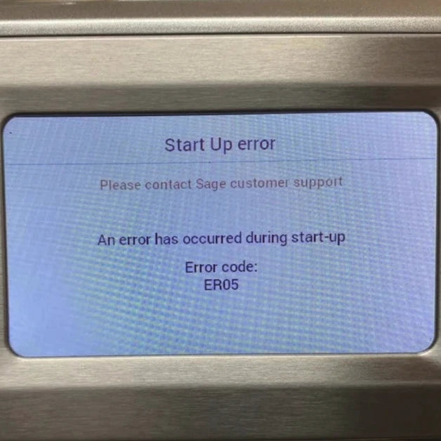 sage breville error message 05 er05 barista touch