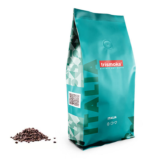 trismoka beans italia new blue bag