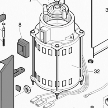 Rancilio rocky grinder motoer 230v 34014084