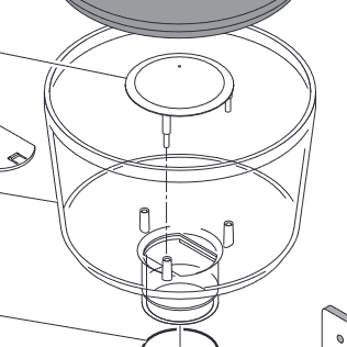 profitec pro 64 tinted hopper replacement g1000s GM100002-00
