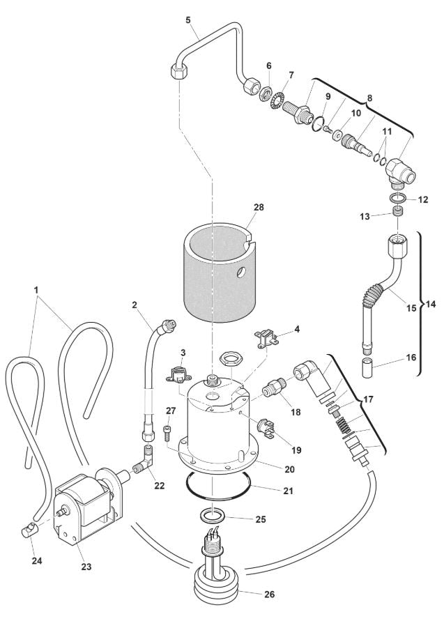 Silvia E Hydraulic System/Steel Heating Element