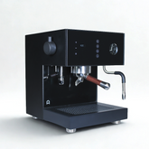 Arkel coast black espresso machine corner view