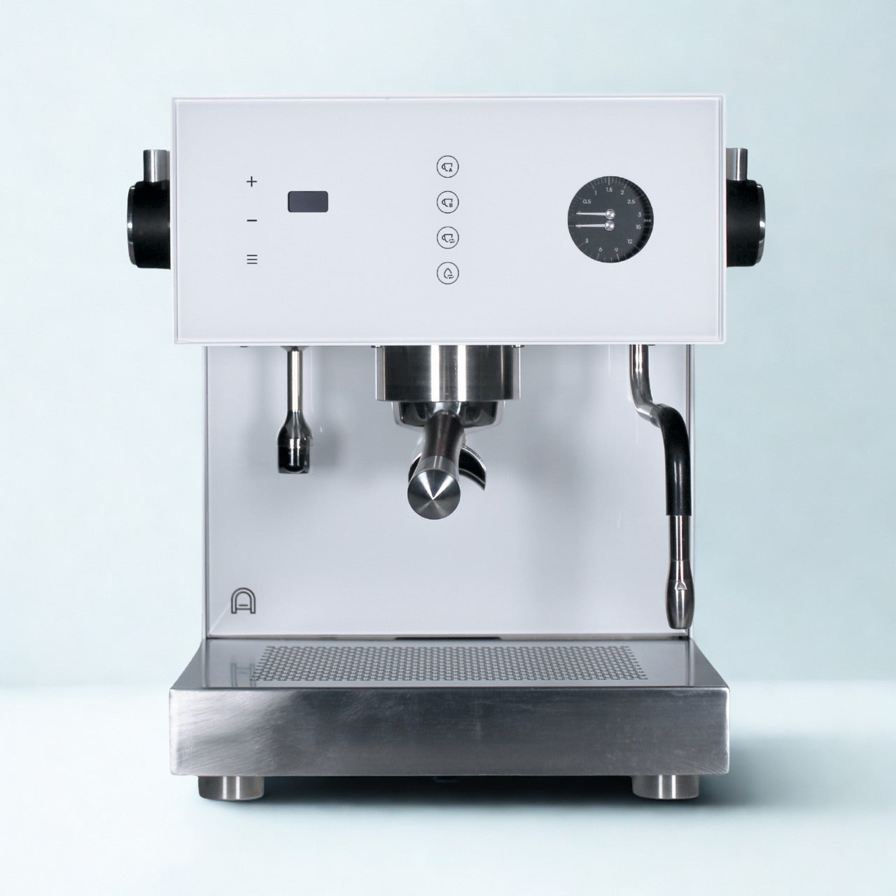 arkel coast white espresso machine front