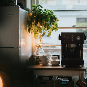 Arkel tide espresso machine in a kitchen