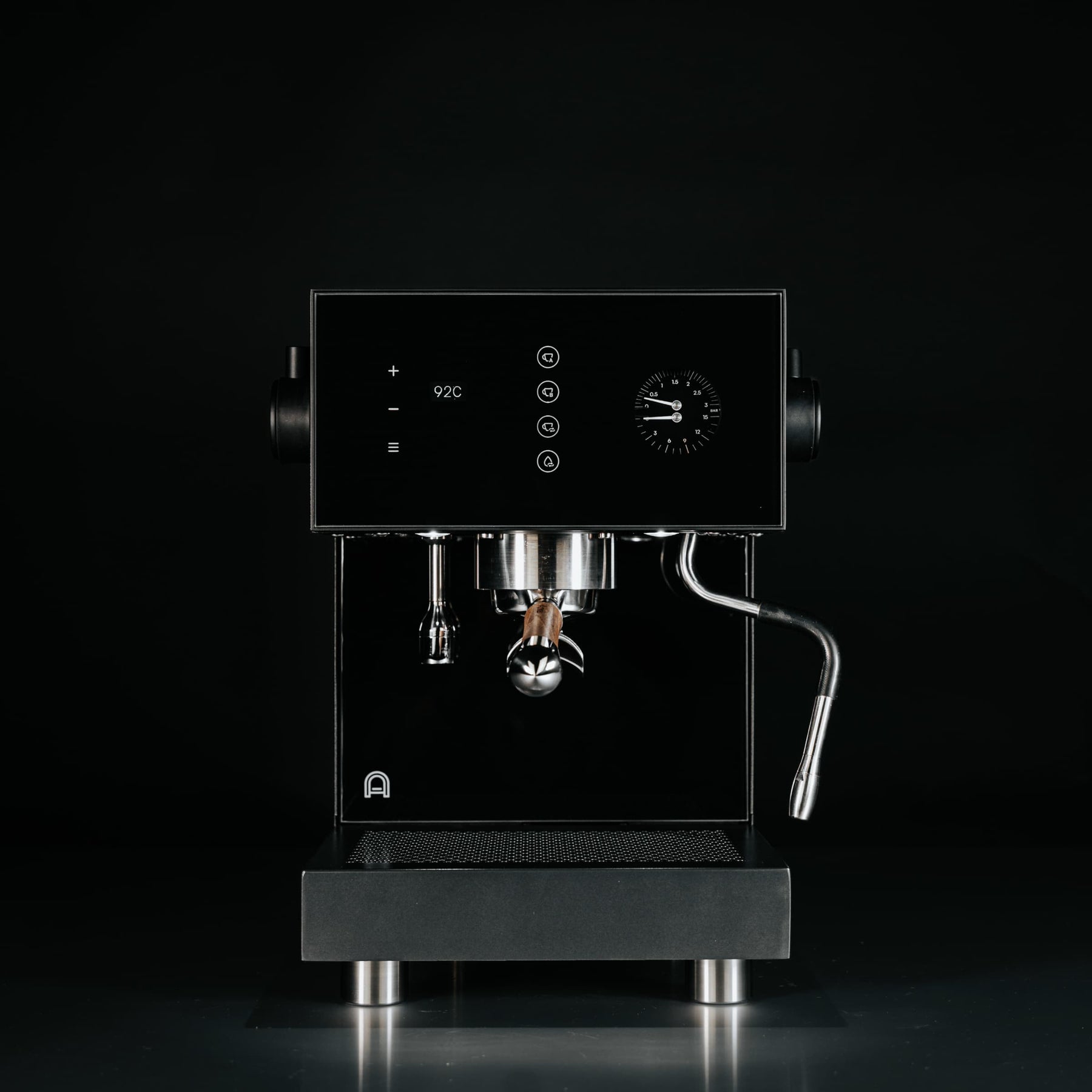 Front view of Arkel Tide premium espresso machine