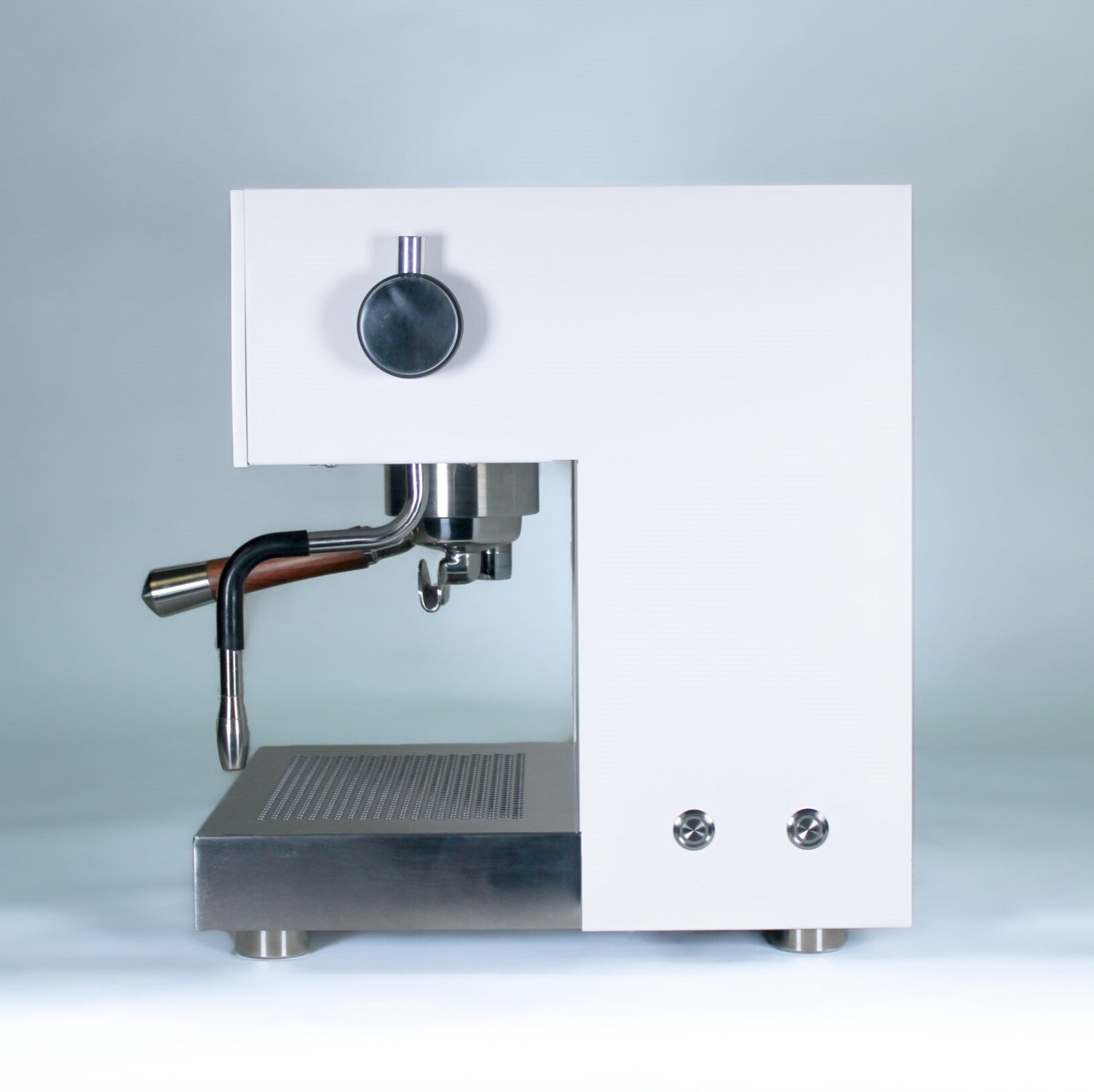 arkel coast white coffee machine side view