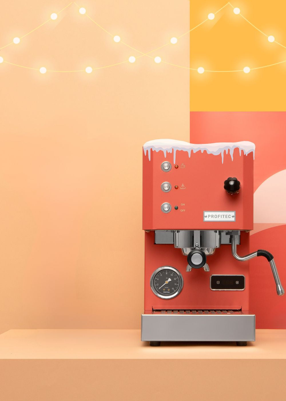 christmas banner mobile with red profitec go