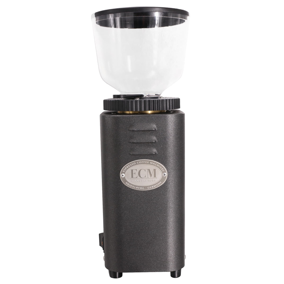 ECM C-Manuale 54 black grinder back with ECM logo