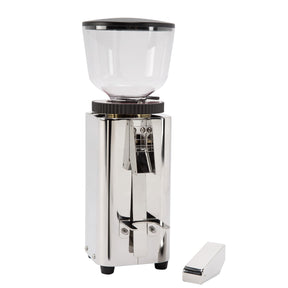 ECM C-Manuale silver grinder with a part detached