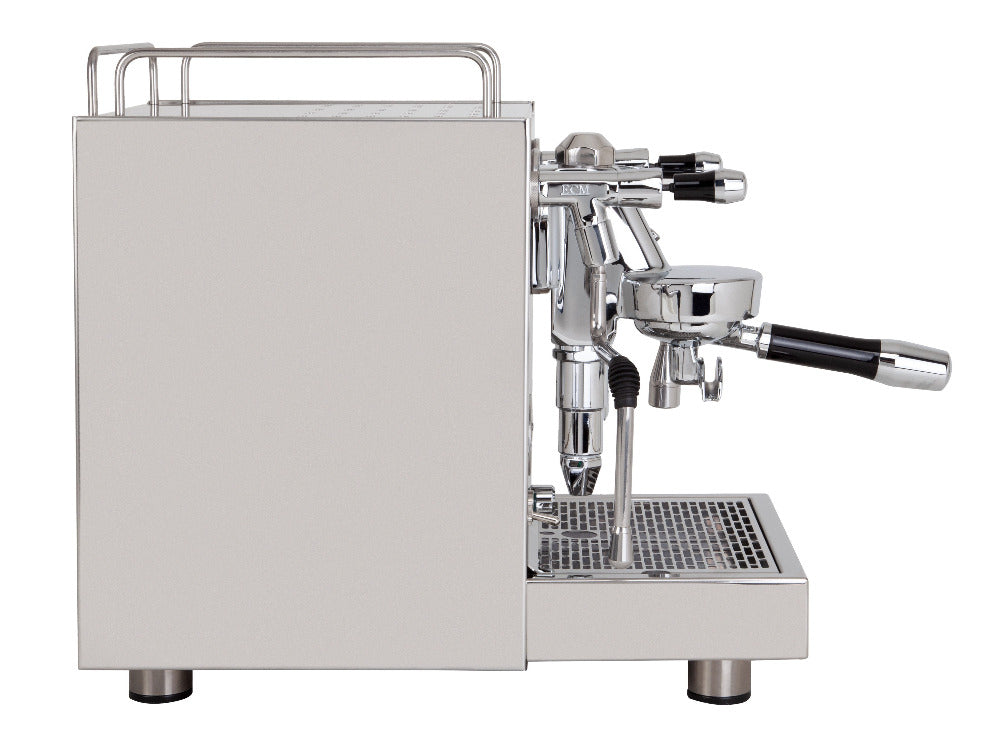 ecm mechanika max home espresso machine stainless steel side view 82295 / CM100008-00