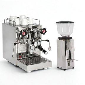 ECM Bundle Mechanika VI Slim espresso machine and C-Manuale 54 grinder special offer