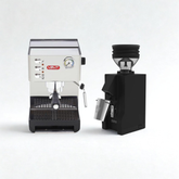 Lelit anna P41EM espresso machine combo with the eureka mignon zero grinder special offer