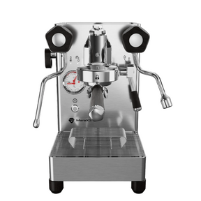 Lelit Mara x3 stainless steel espresso machine with pagans flow control PL62X3