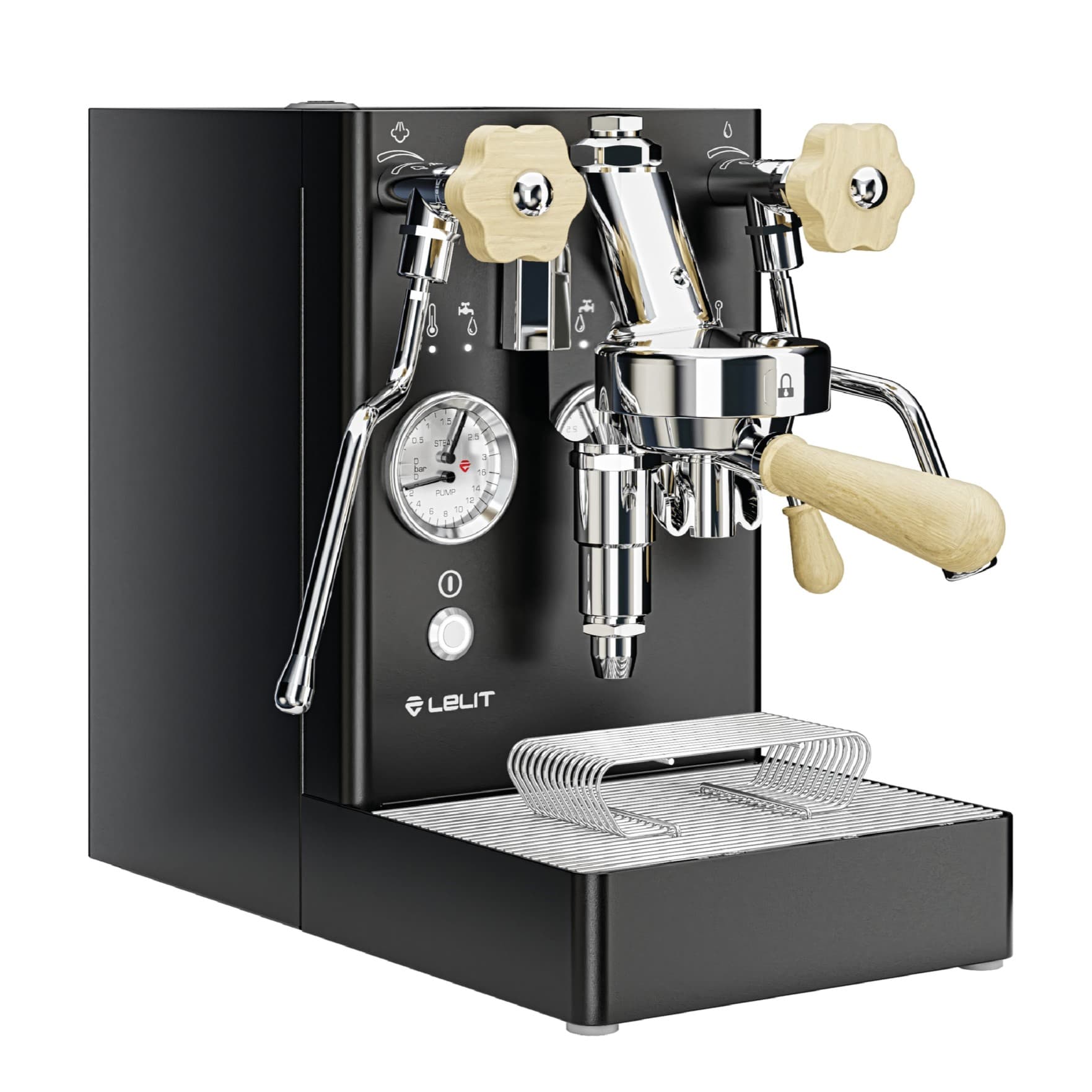 Lelit Mara x v2 black heat exchanger espresso machine