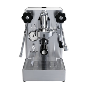 Lelit Mara X V2 silver coffee machine with heat exchanger system