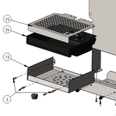 P9072 / EG100427-00 Profitec go espresso machine new drip tray