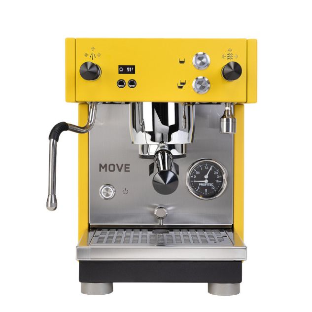 profitec move 2.0 new version yellow coffee machine