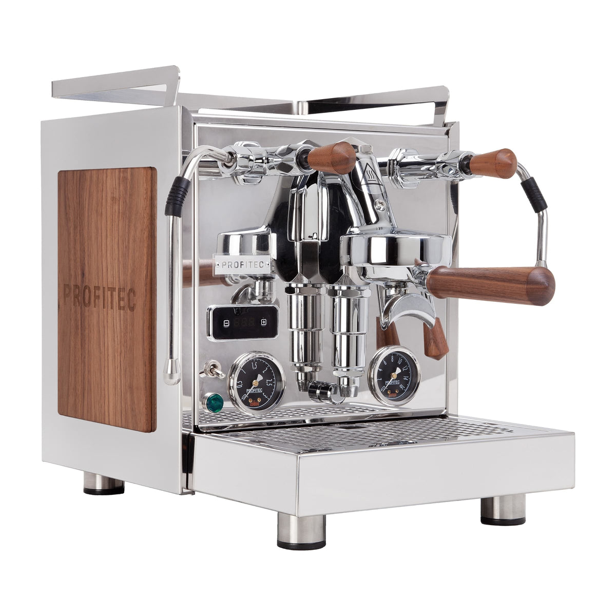Profitec Pro 600 American Walnut wood handles