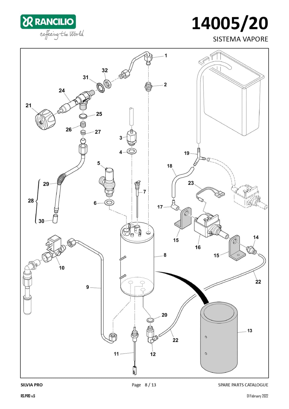 Silvia Pro Steam System