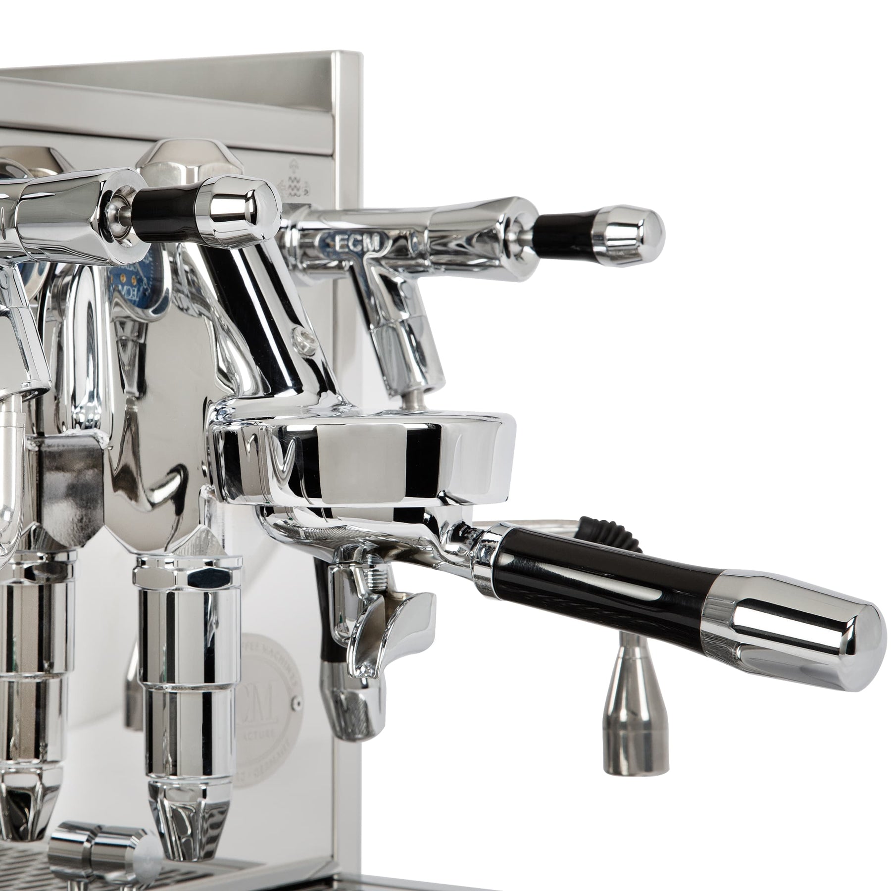 ECM Technika VI espresso machine stainless steel brewgroup