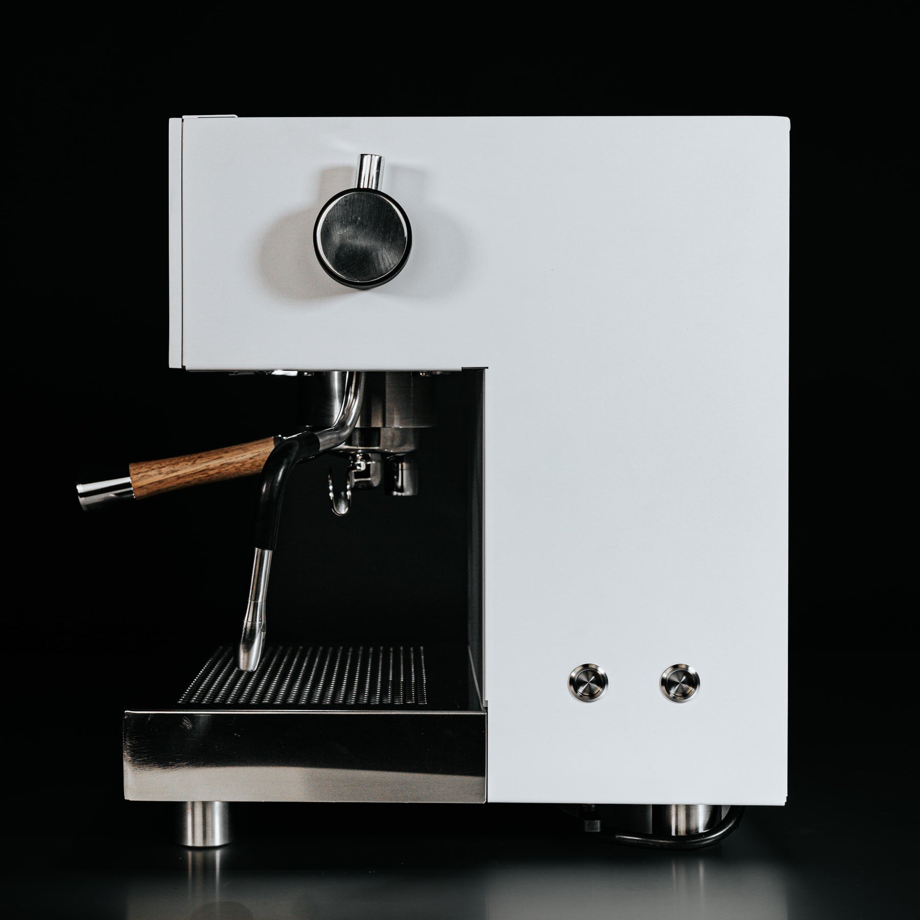 arkel tide white coffee machine side