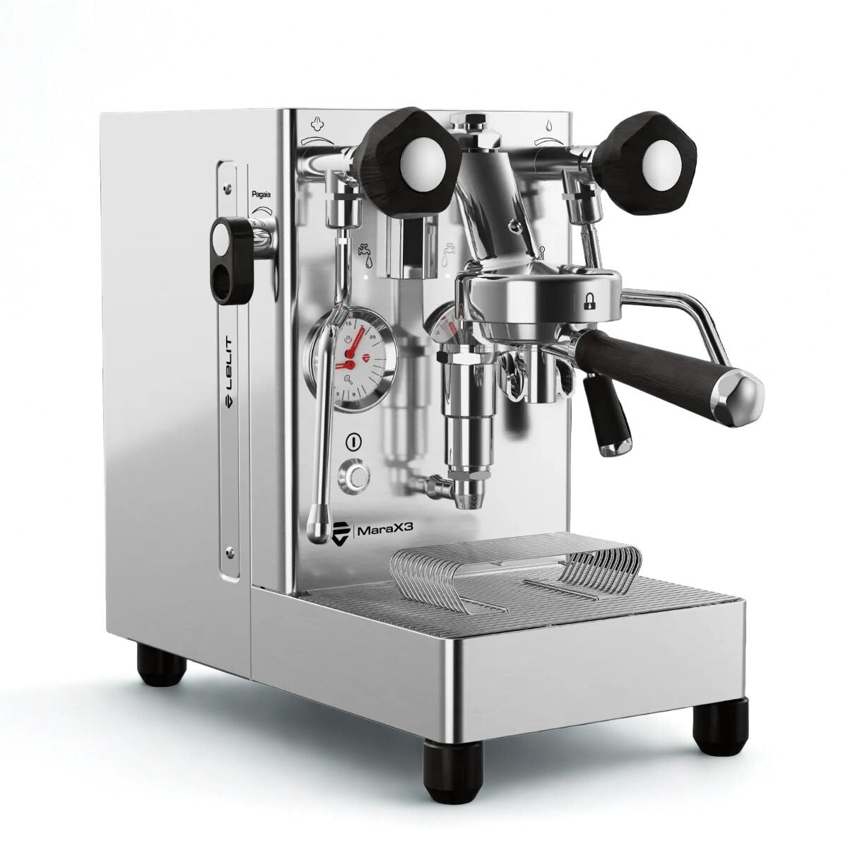 Lelit Mara x3 espresso machine stainless steel with electronic flow control PL62X3
