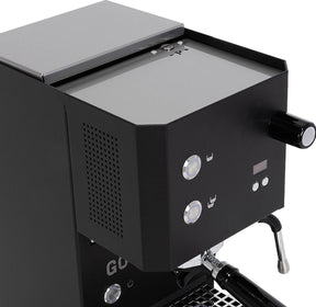 new version profitec go 2.0 black espresso machine top of machine and water tank cover