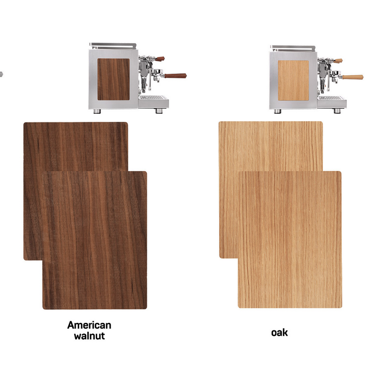 profitec pro 600 side panels, oak and american walnut wood