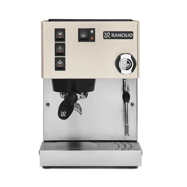 rancilio silvia v6 in white espresso machine