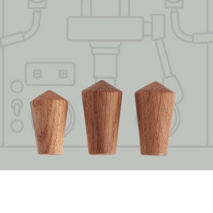 profitec wooden handles for the pro 600 with tilt valves pr5711